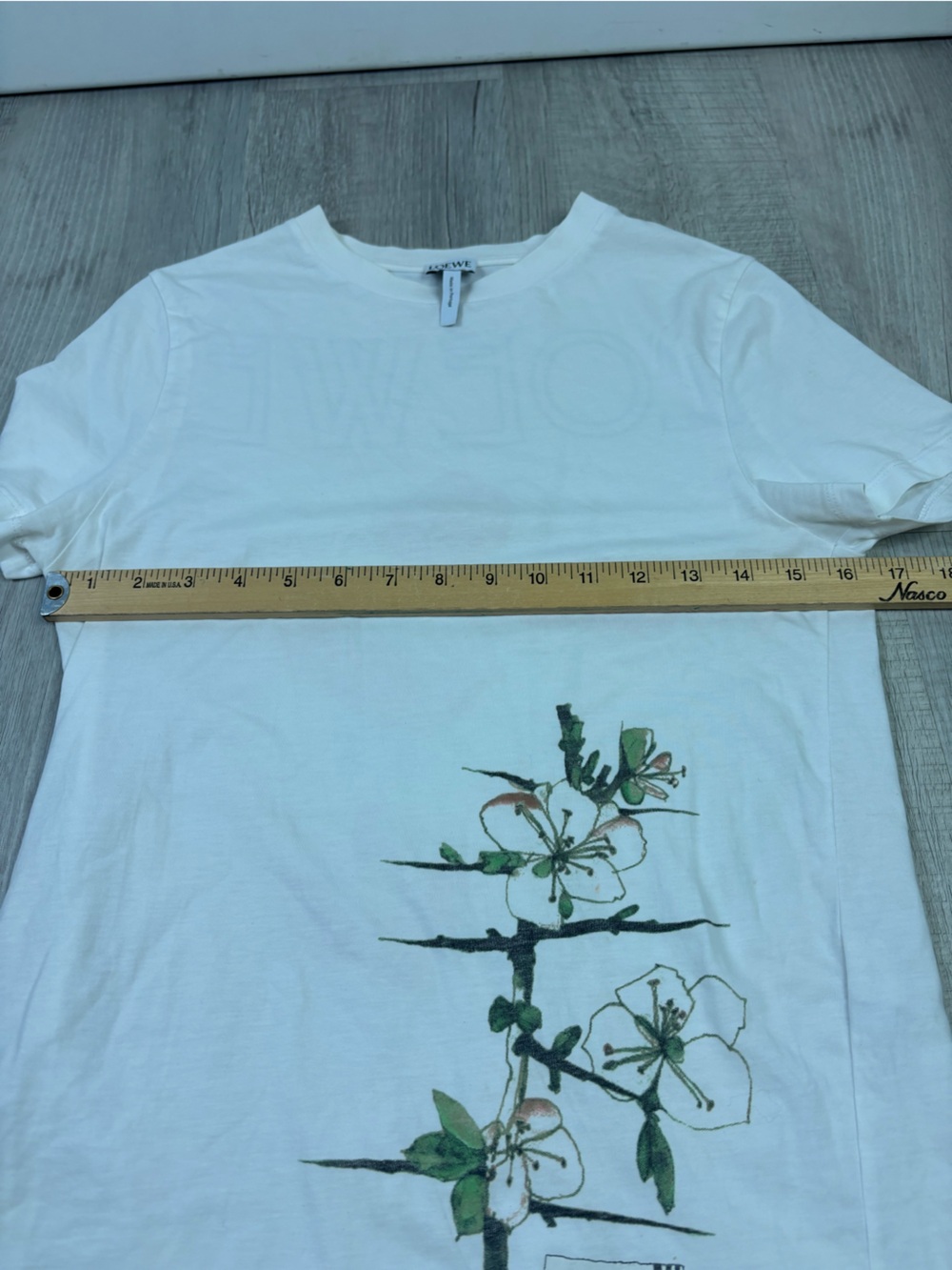 Loewe Botanical Crew Neck Sleeve
Shirt White Size XS - Picture 5 of 8